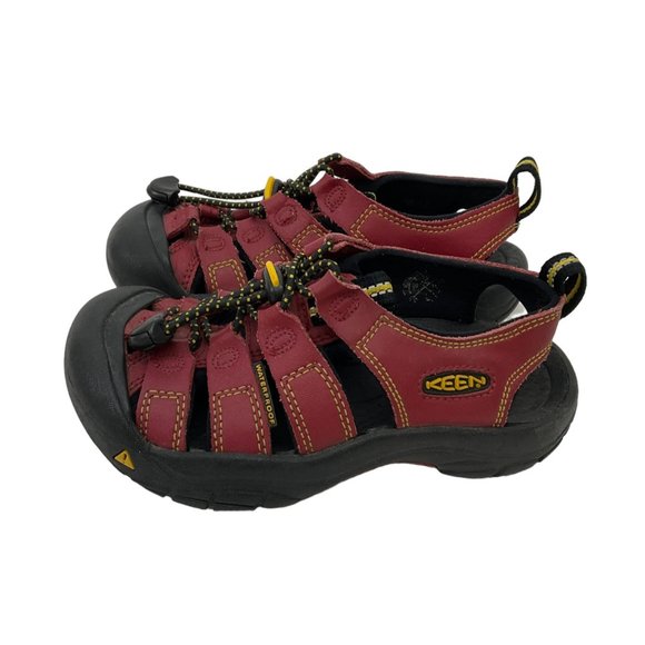 Keen Newport H2 Size 12 Unisex Kids Red Waterproof Outdoor Hiking Sports Sandals - Picture 3 of 9